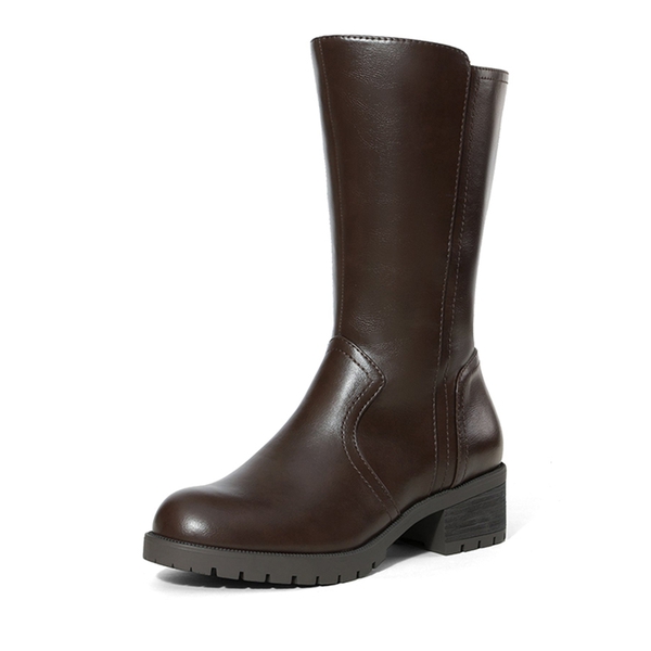 Women's Mid Calf Combat Boots Riding BootsDream Pairs